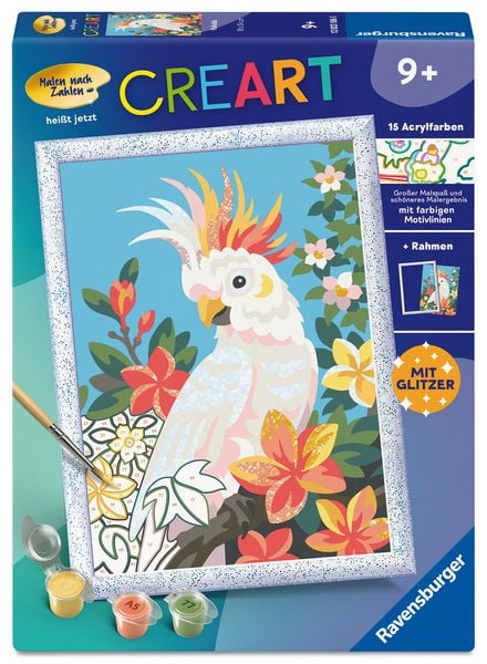 Produktbild: CreArt, Malen nach Zahlen Kinder - Kakadu
