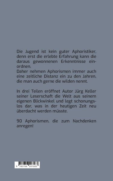 Produktbild: Aphorismen 1980 - 2020