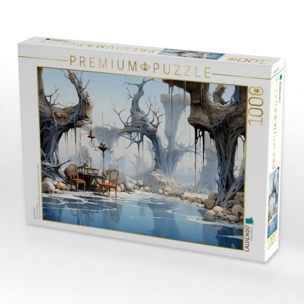 Produktbild: CALVENDO Puzzle Auf dem Eis | 1000 Teile Lege-Gr&ouml;&szlig;e 64x48cm Foto-Puzzle f&uuml;r gl&uuml;ckliche Stunden