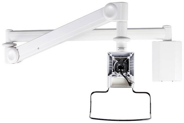 Produktbild: Neomounts FPMA-HAW100 Medical Monitor-Wandhalterung 1 Display(s) 25,4 cm (10") - 61 cm (24") Wei&szlig; H&ouml;henverstellbar, Neigbar, Schwenkbar, Ausziehbar