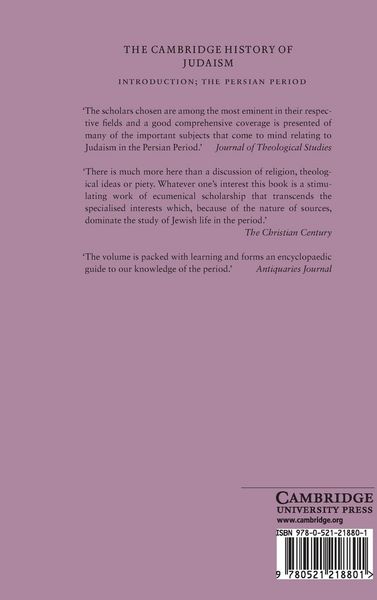 Produktbild: The Cambridge History of Judaism