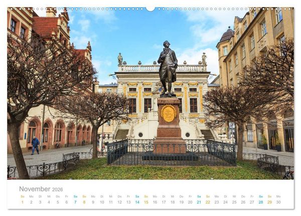 Produktbild: Leipzig - Spaziergang durch Epochen (Wandkalender 2026 DIN A2 quer), CALVENDO Monatskalender