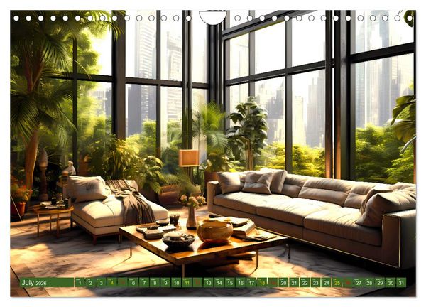 Produktbild: Nature Feeling - Urban Jungle (Wall Calendar 2026 DIN A4 landscape), CALVENDO 12 Month Wall Calendar