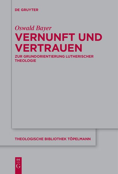 Produktbild: Vernunft und Vertrauen