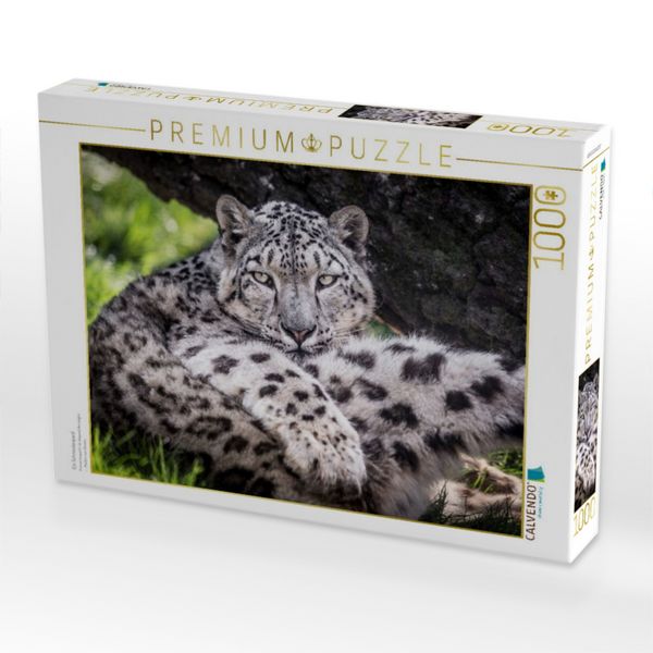 Produktbild: CALVENDO Puzzle Ein Schneeleopard | 1000 Teile Lege-Gr&ouml;&szlig;e 64x48cm Foto-Puzzle f&uuml;r gl&uuml;ckliche Stunden