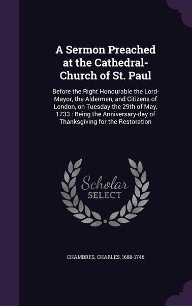 Produktbild: A Sermon Preached at the Cathedral-Church of St. Paul