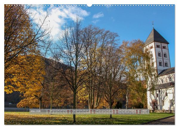 Produktbild: Lahnstein, wo die Lahn in den Rhein flie&szlig;t (hochwertiger Premium Wandkalender 2026 DIN A2 quer), Kunstdruck in Hochglanz