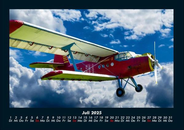 Produktbild: Flugzeuge 2025 Fotokalender DIN A4