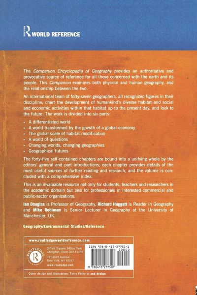 Produktbild: Companion Encyclopedia of Geography