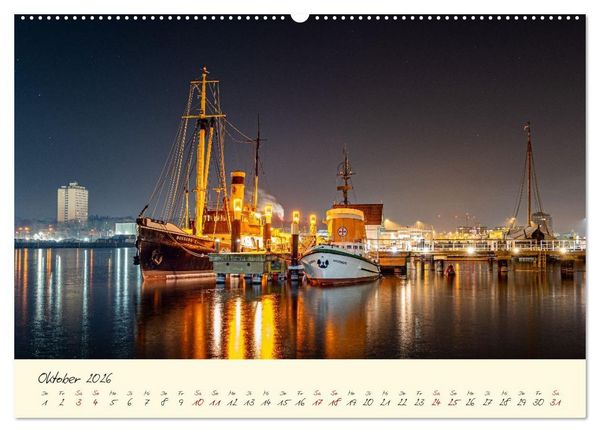 Produktbild: Kiel &ndash; Maritimes Flair im Wandel der Jahreszeiten (hochwertiger Premium Wandkalender 2026 DIN A2 quer), Kunstdruck in Hochglanz