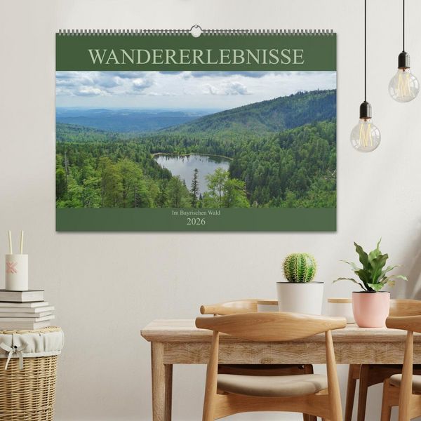 Produktbild: Wandererlebnisse im Bayrischen Wald (Wandkalender 2026 DIN A2 quer), CALVENDO Monatskalender