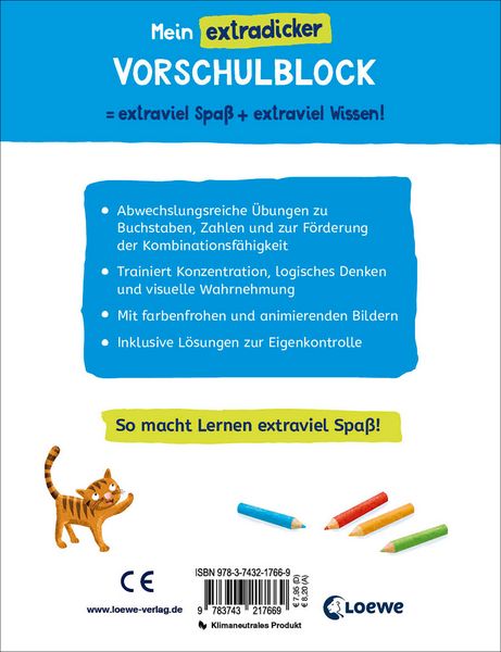 Produktbild: Mein extradicker Vorschulblock