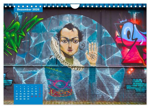 Produktbild: Graffiti (Wandkalender 2026 DIN A4 quer), CALVENDO Monatskalender