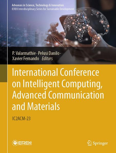 Produktbild: International Conference on Intelligent Computing, Advanced Communication and Materials