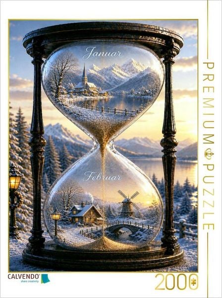 CALVENDO Puzzle Frost beginnt zu träumen | 2000 Teile Lege-Größe 90 × 67 cm Foto-Puzzle für glückliche Stunden