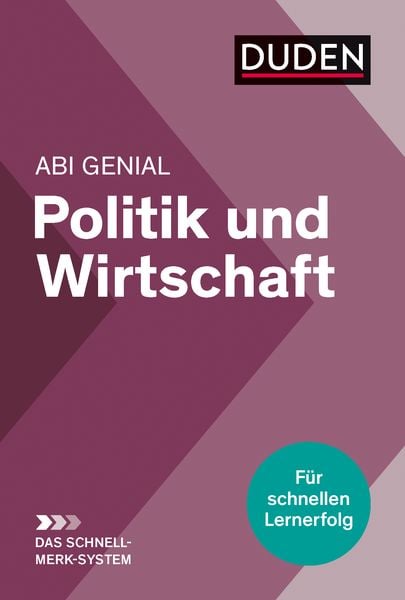 Produktbild: Abi genial Politik und Wirtschaft: Das Schnell-Merk-System