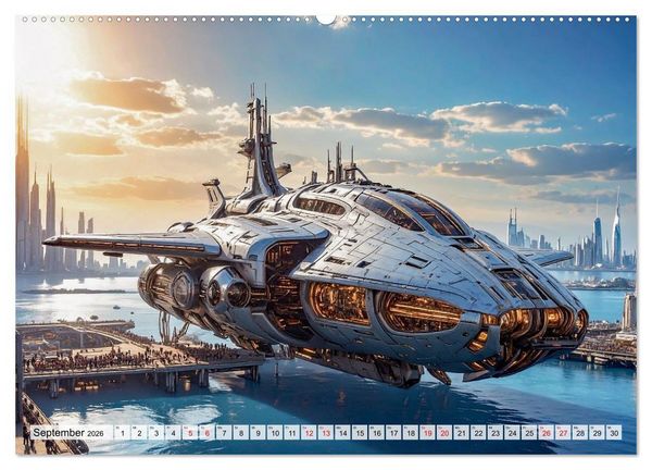 Produktbild: Raumzeit. Geschichten zwischen Sternen (Wandkalender 2026 DIN A2 quer), CALVENDO Monatskalender