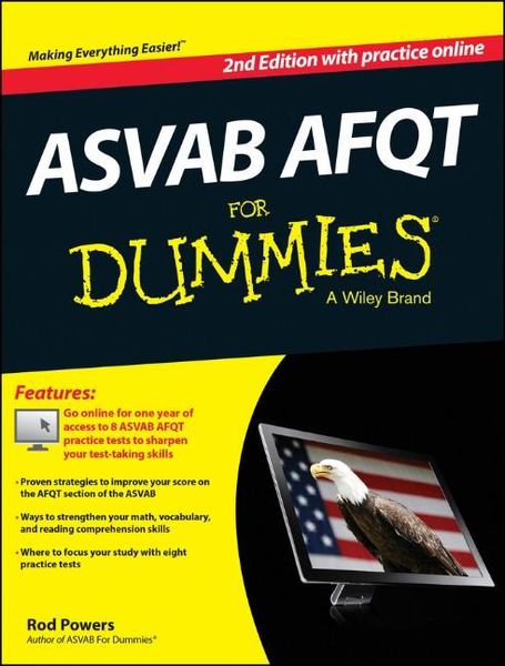 Produktbild: ASVAB AFQT For Dummies, with Online Practice Tests