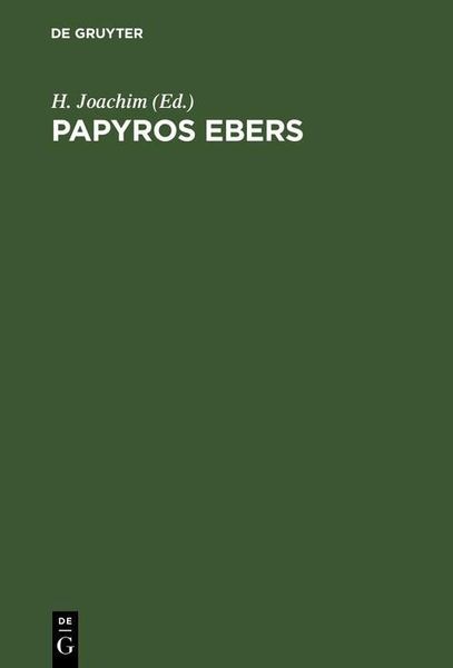 Produktbild: Papyros Ebers