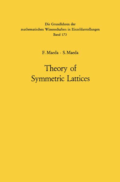 Produktbild: Theory of Symmetric Lattices