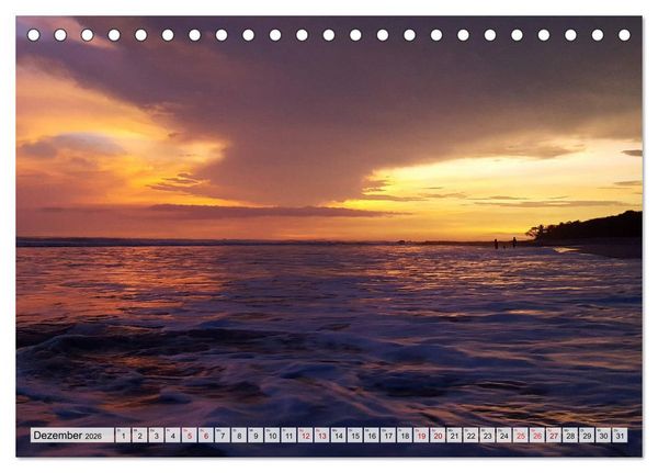 Produktbild: Costa Rica - Lebensfreude pur (Tischkalender 2026 DIN A5 quer), CALVENDO Monatskalender