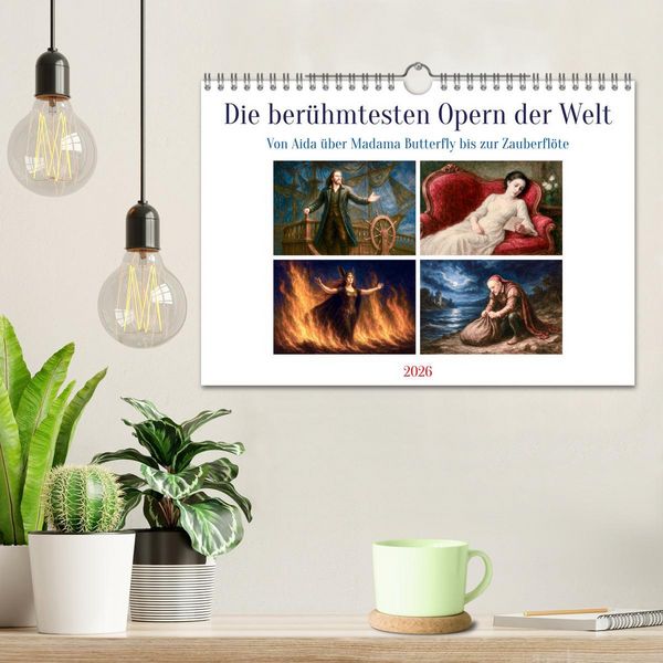 Produktbild: Die ber&uuml;hmtesten Opern der Welt (Wandkalender 2026 DIN A4 quer), CALVENDO Monatskalender