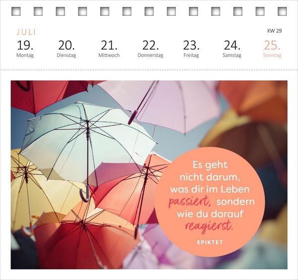 Produktbild: Postkartenkalender Lebensweisheiten 2027