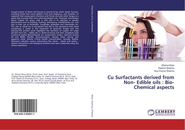Produktbild: Cu Surfactants derived from Non- Edible oils : Bio-Chemical aspects