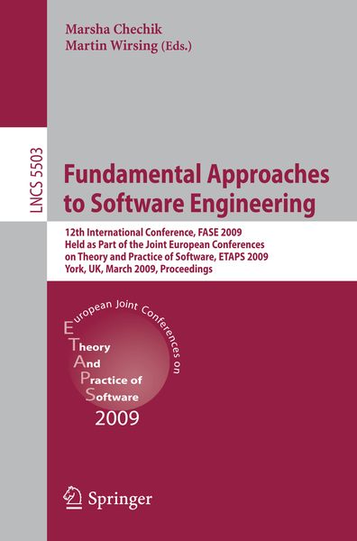 Produktbild: Fundamental Approaches to Software Engineering