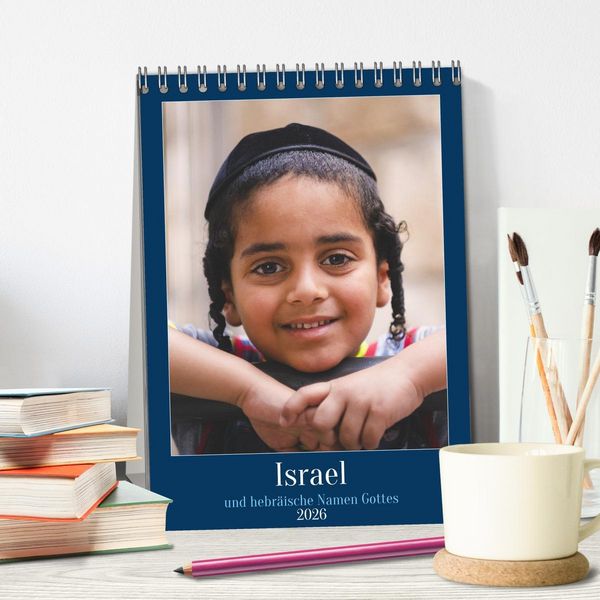 Produktbild: Israel und hebr&auml;ische Namen Gottes (Tischkalender 2026 DIN A5 hoch), CALVENDO Monatskalender