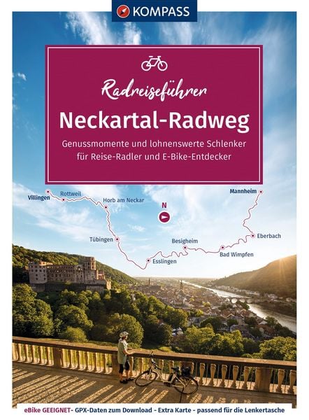 Produktbild: KOMPASS Radreisef&uuml;hrer Neckartal-Radweg