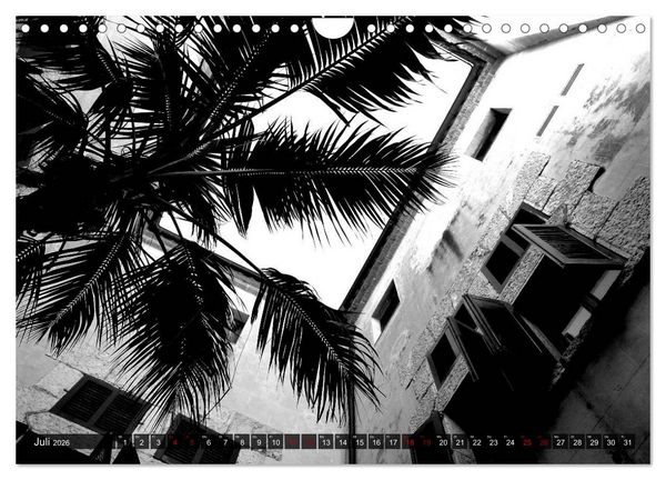 Produktbild: Mallorca monochrom (Wandkalender 2026 DIN A4 quer), CALVENDO Monatskalender