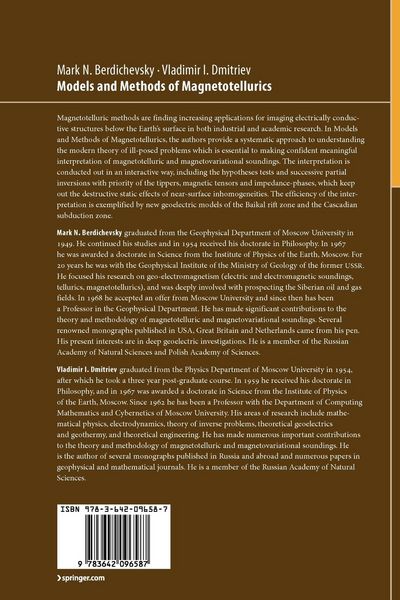 Produktbild: Models and Methods of Magnetotellurics