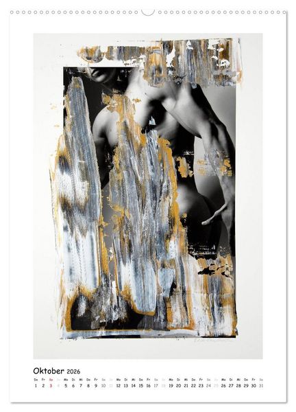 Produktbild: Overpainted ... M&auml;nner (hochwertiger Premium Wandkalender 2026 DIN A2 hoch), Kunstdruck in Hochglanz