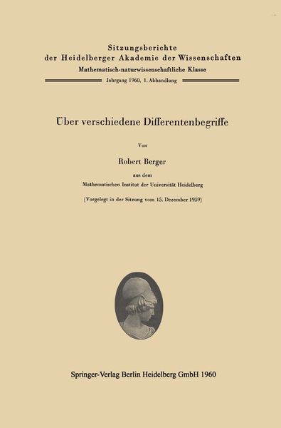 Produktbild: &Uuml;ber verschiedene Differentenbegriffe
