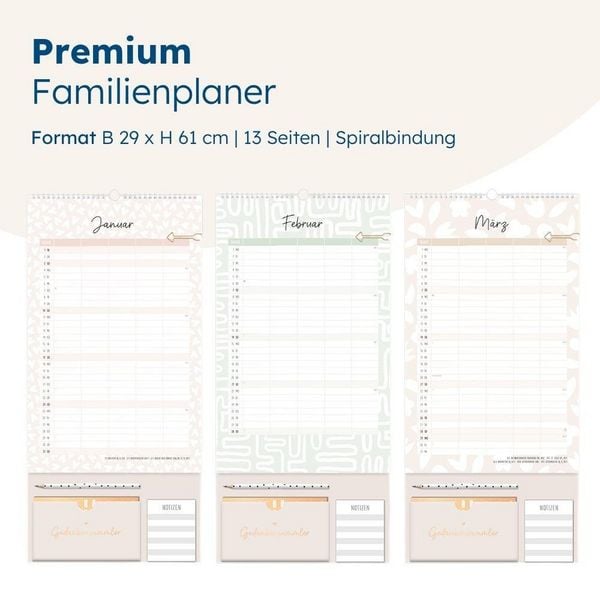 Produktbild: Premium-Familienplaner 2027