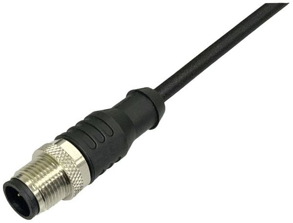 Produktbild: BKL Electronic 2702021 Sensor-/Aktor-Anschlussleitung M12 Stecker, gerade 2 m Polzahl Sensoren: 4 1 St.