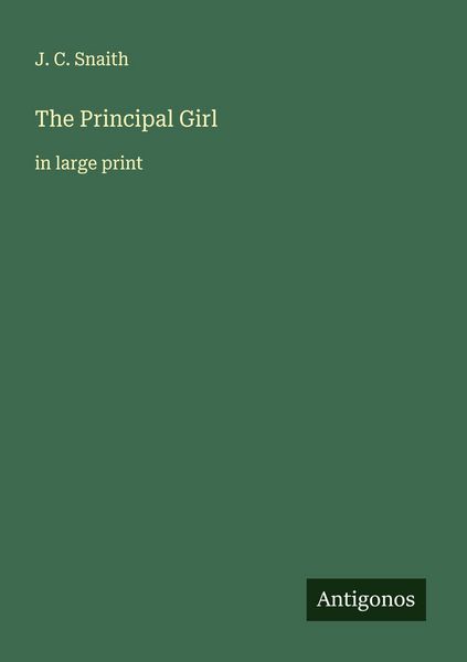 Produktbild: The Principal Girl