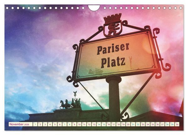 Produktbild: Berlin megacool (Wandkalender 2026 DIN A4 quer), CALVENDO Monatskalender