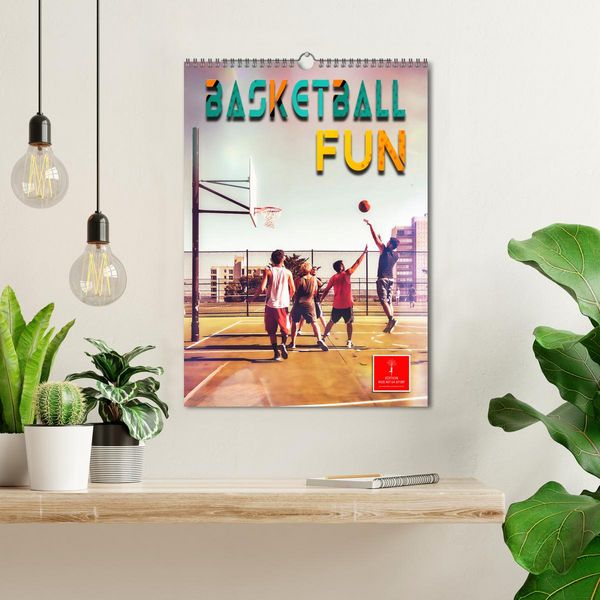 Produktbild: Basketball Fun (Wandkalender 2026 DIN A3 hoch), CALVENDO Monatskalender