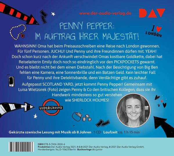 Produktbild: Penny Pepper – Teil 7: Diebesjagd in London