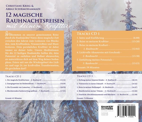 Produktbild: 12 magische Rauhnachtsreisen mit deinem Krafttier -CD 1-