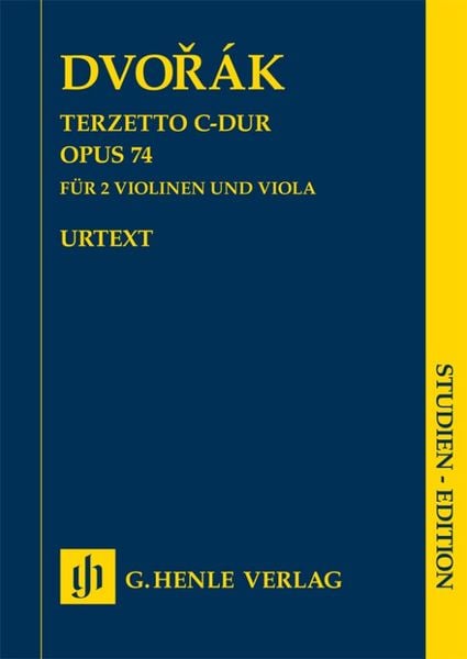 Antonín Dvorák - Terzetto C-dur op. 74 für zwei Violinen und Viola