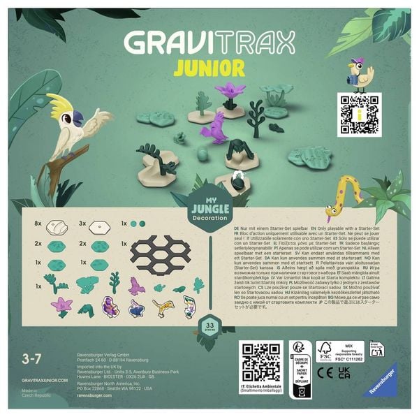 Ravensburger 23747 - GraviTrax Junior Extension Jungle