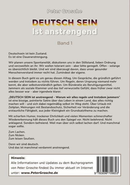 Produktbild: DEUTSCH SEIN ist anstrengend (Band-1)