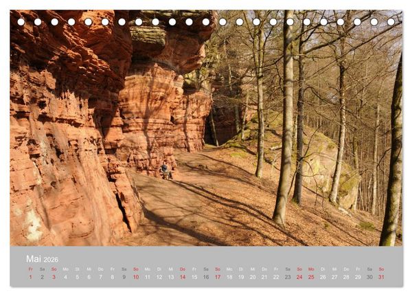 Produktbild: Felsen im Pf&auml;lzer Wald (Tischkalender 2026 DIN A5 quer), CALVENDO Monatskalender