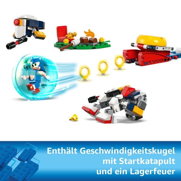 Produktbild: LEGO Sonic the Hedgehog Sonics Showdown am Lagerfeuer, Spielzeug 77001