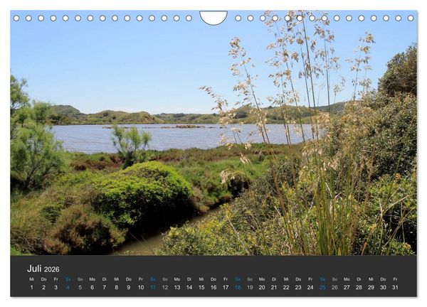 Produktbild: Menorcas unber&uuml;hrte Natur (Wandkalender 2026 DIN A4 quer), CALVENDO Monatskalender