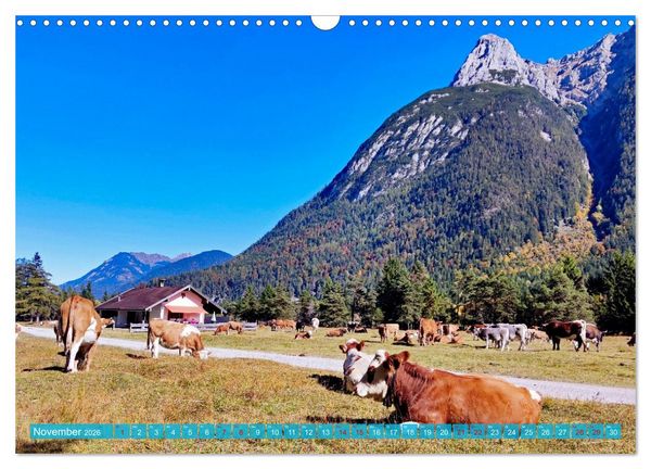 Produktbild: Almen im Westlichen Karwendelgebirge (Wandkalender 2026 DIN A3 quer), CALVENDO Monatskalender