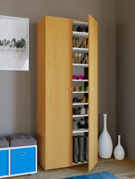 Produktbild: XXL Holz Gro&szlig;er Schuhschrank Schuhkommode Vandol 9